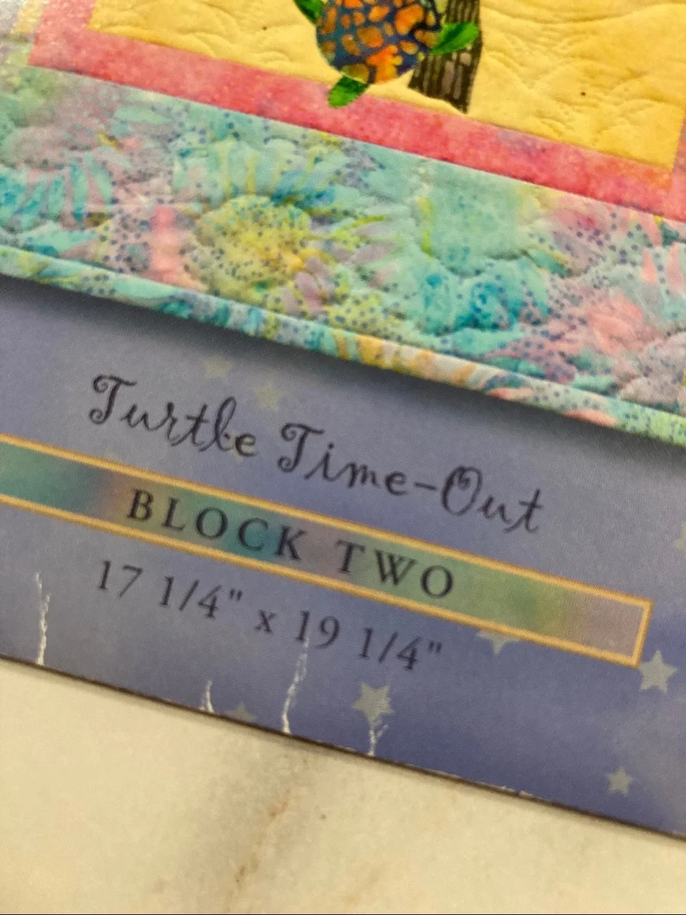 NIP Giraffic Park McKenna Ryan Turtle time out pattern block two